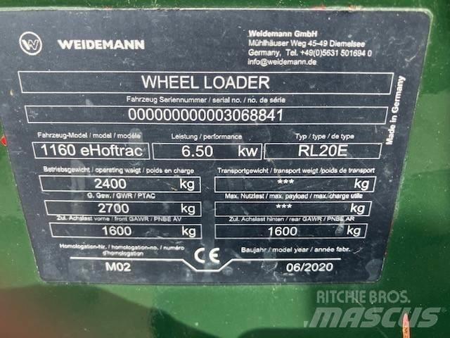 Weidemann 1160e Mini nakladalci