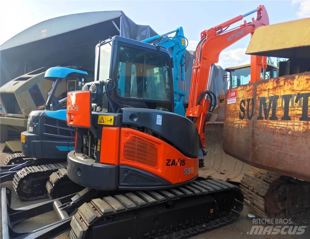 Hitachi ZX55UR Mini bagri <7t