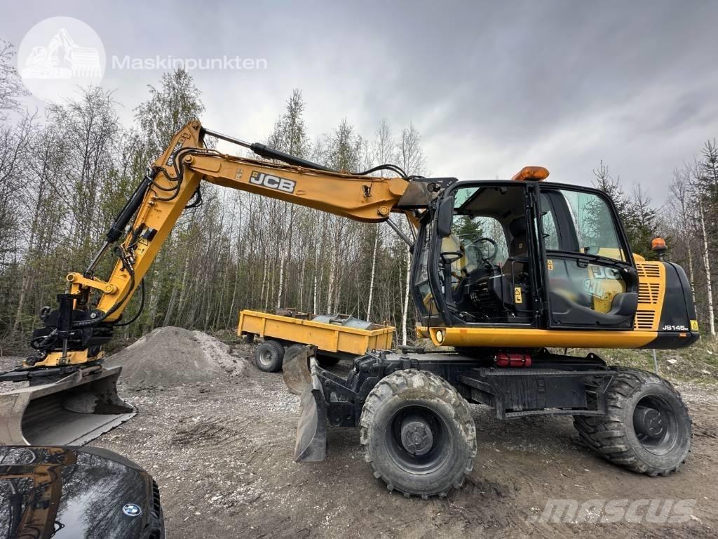 JCB JS 145 W Bagri na kolesih