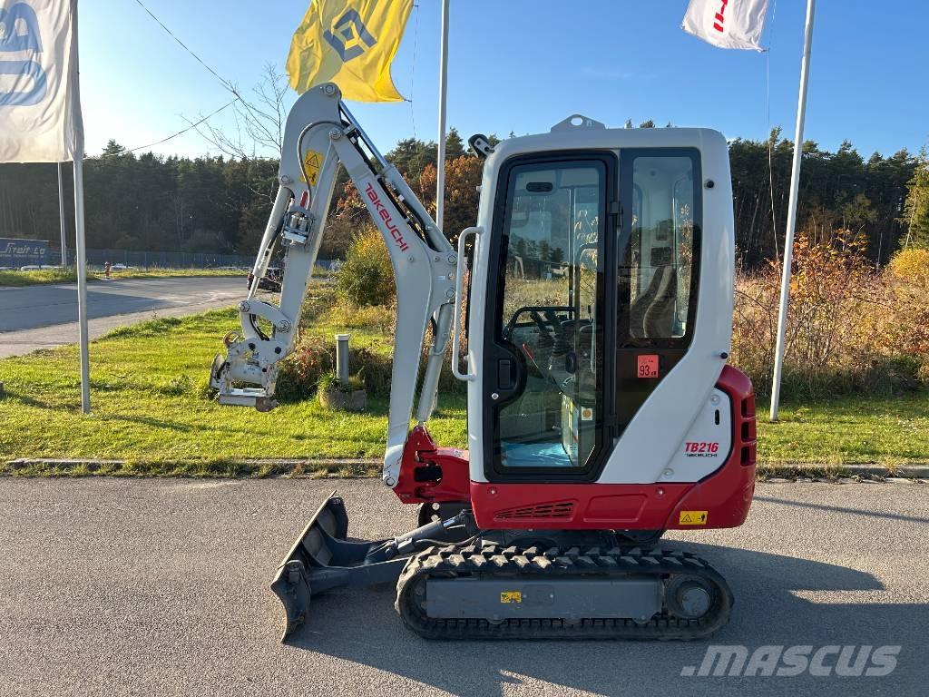 Takeuchi TB 216A V4 Mini bagri <7t