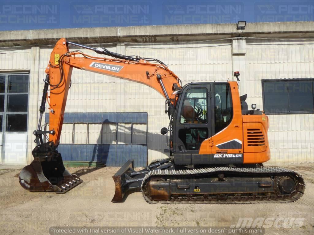 Doosan DX140LCR-7 Bagri goseničarji