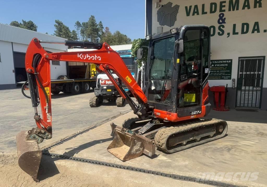 Kubota U 27-4 Mini bagri <7t