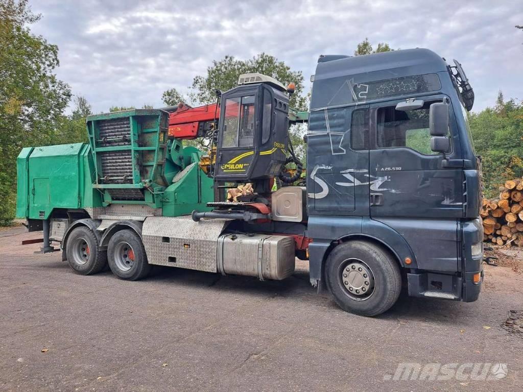 MAN TGA 26.530 Drobilci lesa