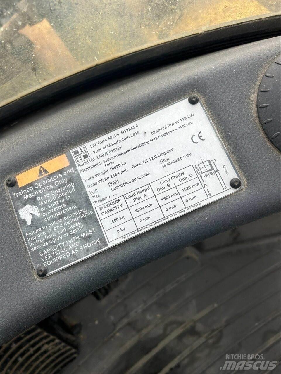 Hyster H12.00XM6 Dizelski viličarji