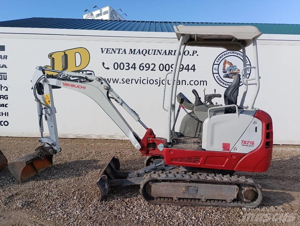 Takeuchi TB 216 Mini bagri <7t