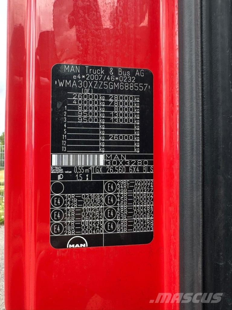 MAN TGX 26.560 6x4 Vlačilci