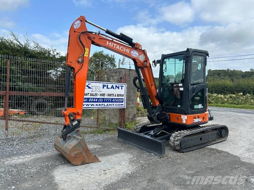 Hitachi ZX 38 U-6 Mini bagri <7t