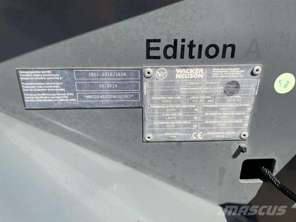 Wacker Neuson DV 90 Ne cestni demperji