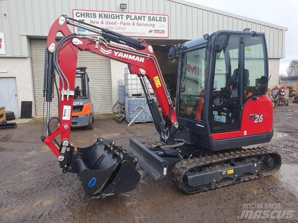 Yanmar SV26 Mini bagri <7t
