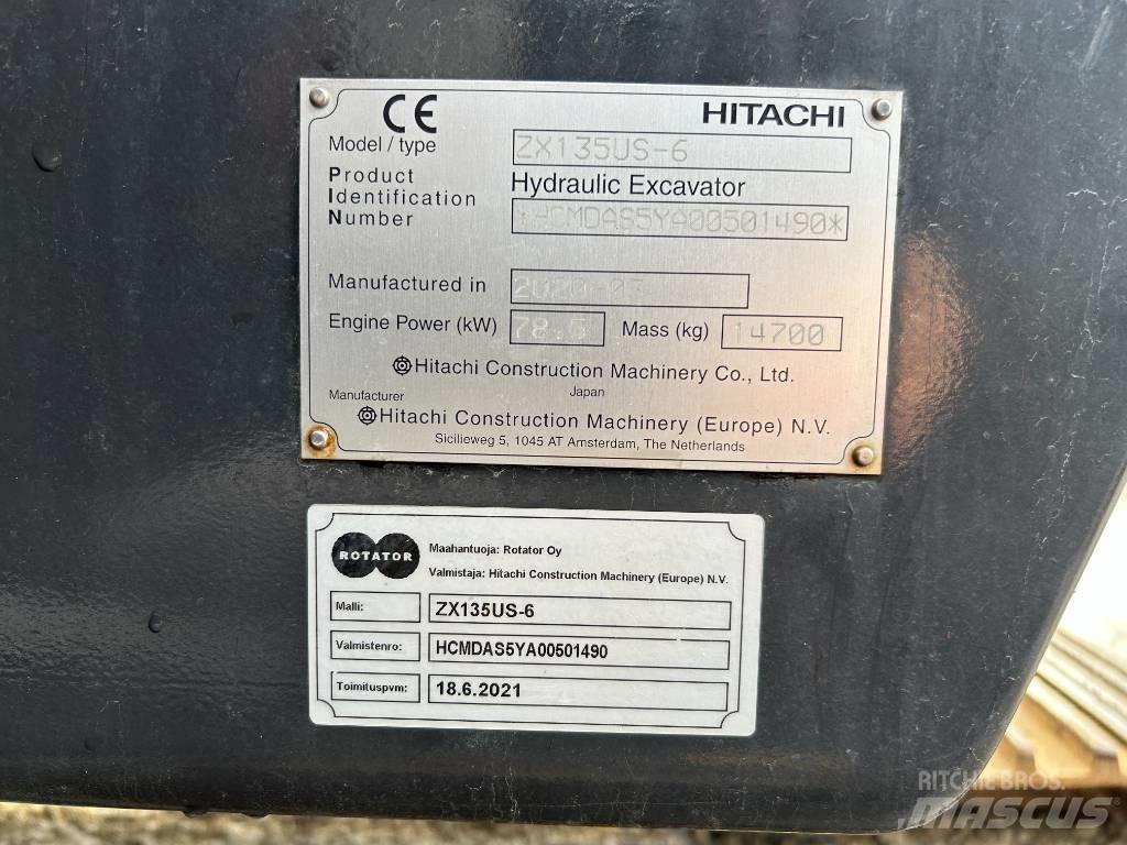 Hitachi ZX 135 US-6 Bagri goseničarji