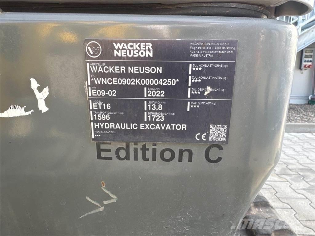 Wacker Neuson ET16 Bagri goseničarji