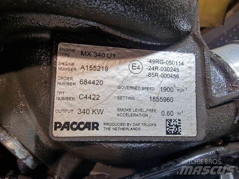 Paccar MX340U1 Motorji