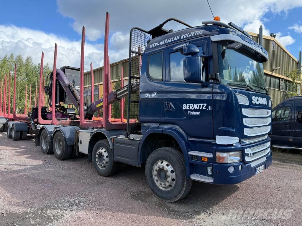 Scania R 580 Tovornjaki za hlode