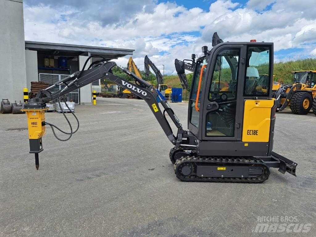 Volvo EC 18 E Mini bagri <7t