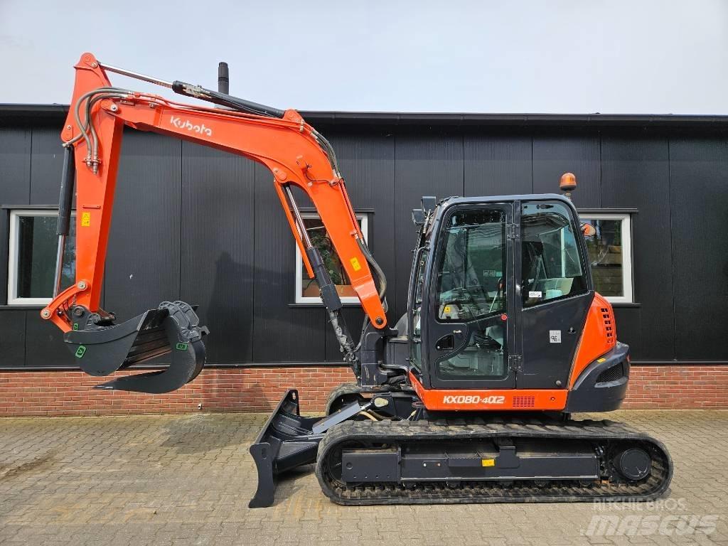 Kubota KX 080-4 Midi bagri 7t – 12t