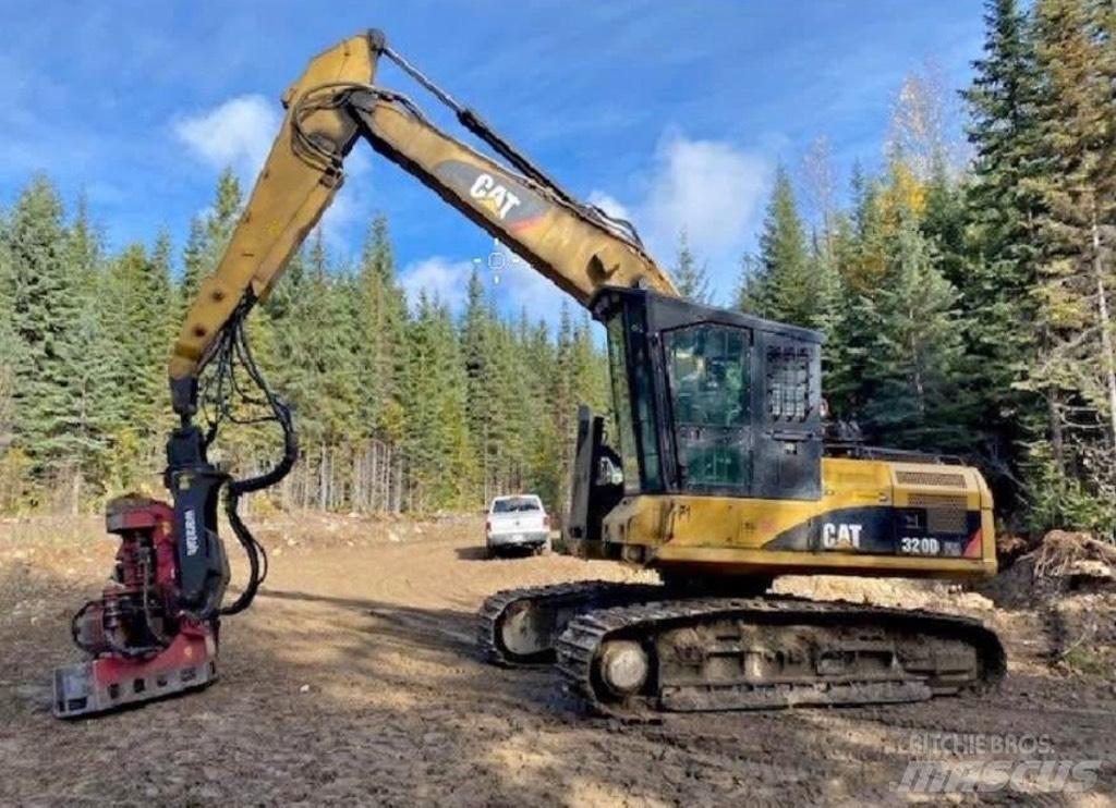 CAT 320 D FM Nakladalci za les