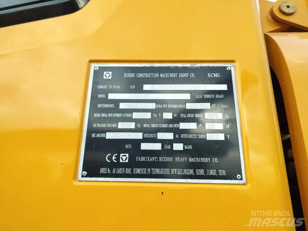 XCMG XCA60_EV Rabljeni žerjavi za vsak teren