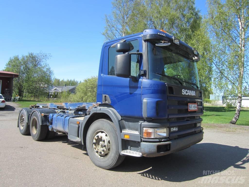 Scania P114 GB Razstavljivi tovornjaki z žičnimi dvigali
