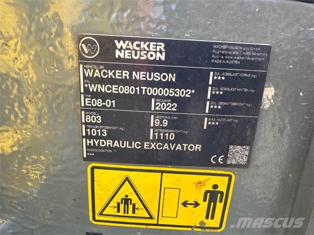 Wacker Neuson 803 Bagri goseničarji