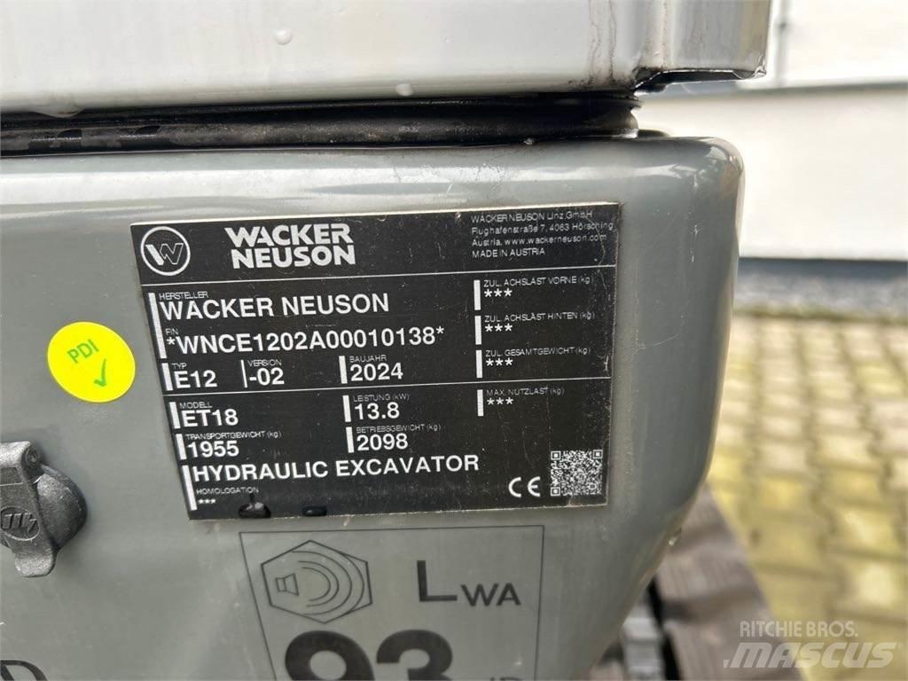 Wacker Neuson ET18 Bagri goseničarji