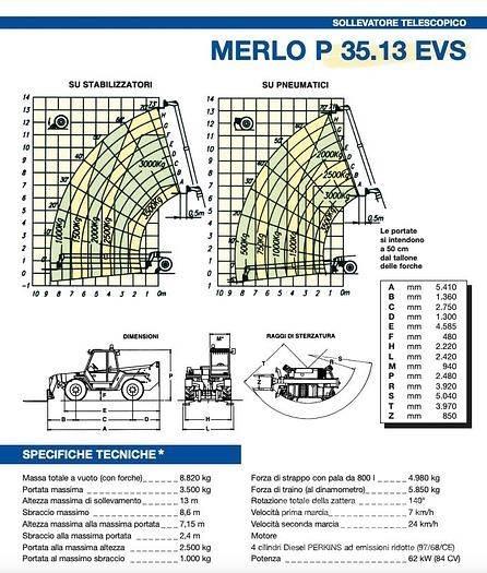Merlo P35.13EVS Teleskopski viličarji