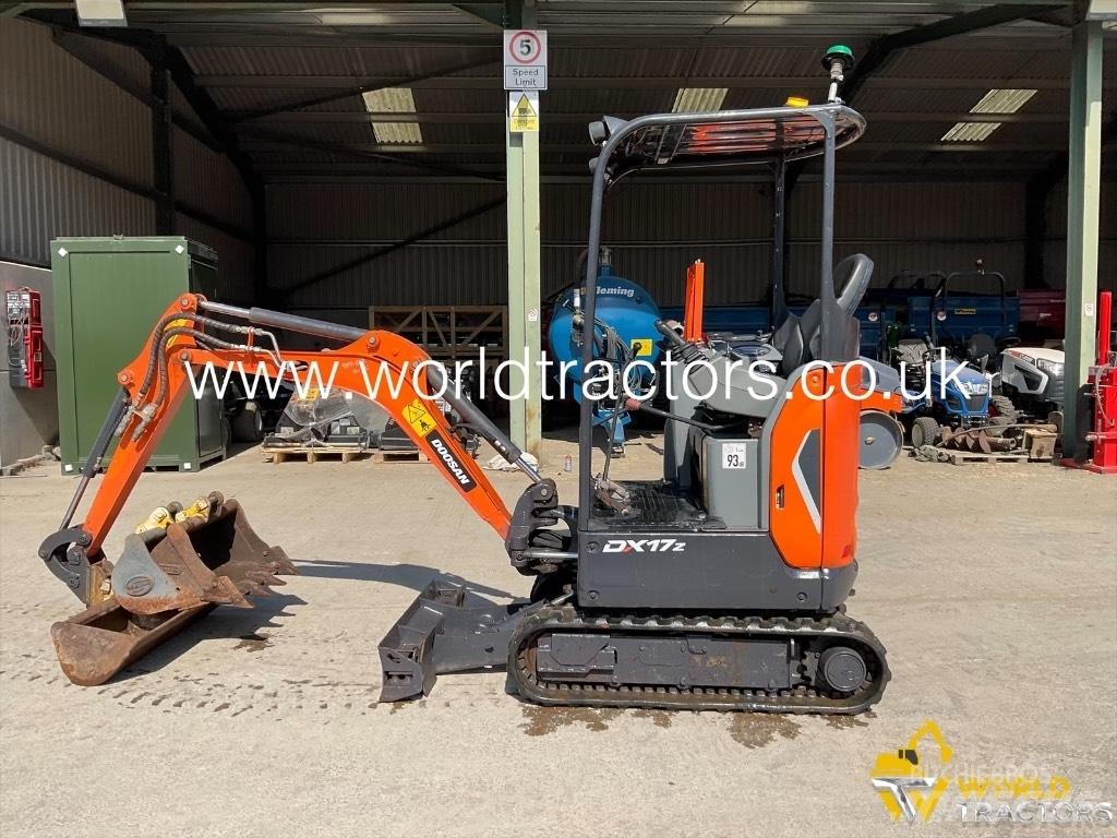 Doosan DX 17 Mini bagri <7t