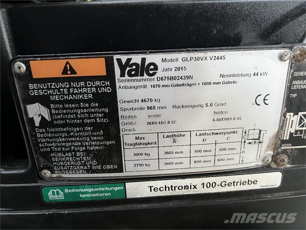 Yale GLP30VXV2445 Plinski viličarji