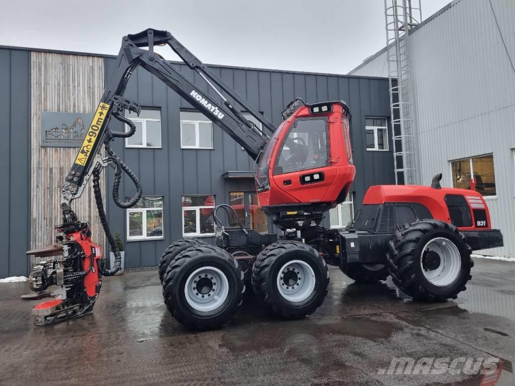 Komatsu 931 Harvesterji