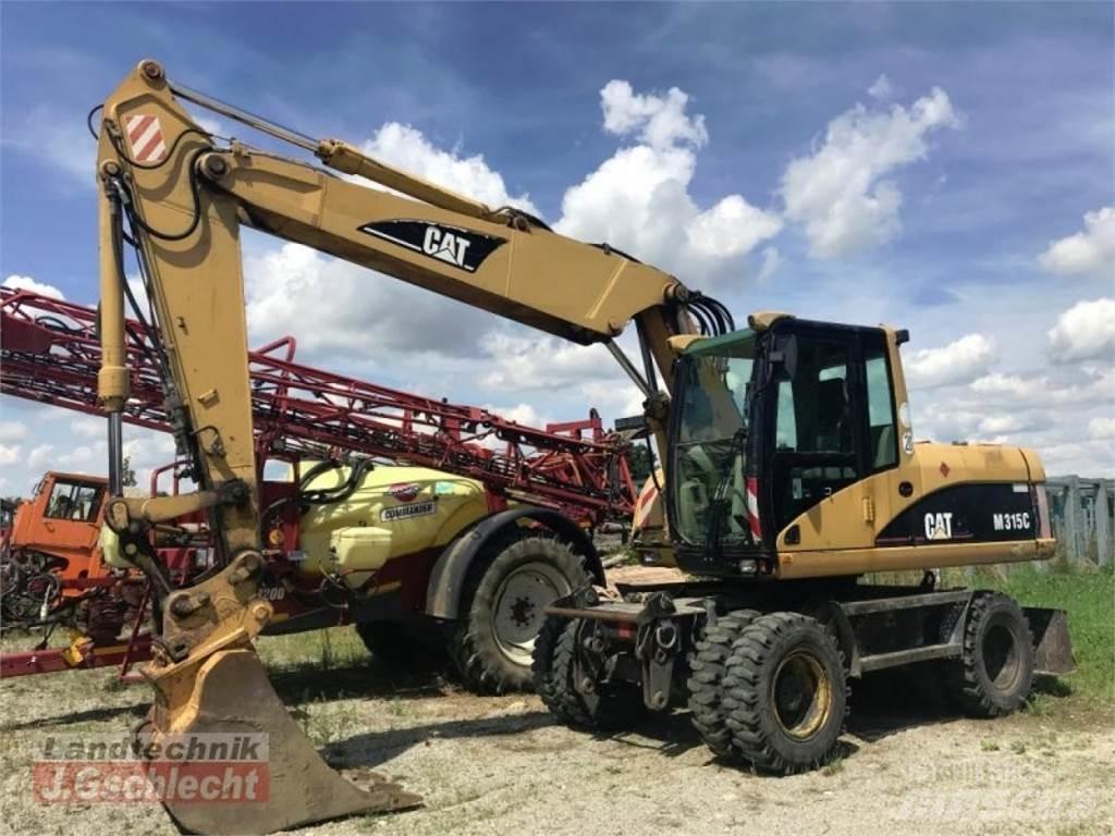 CAT m 315c Bagri na kolesih
