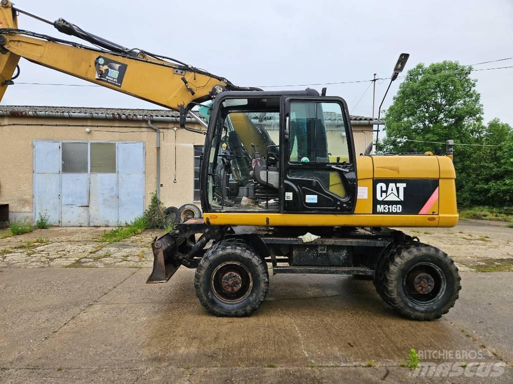 CAT M 316 D Bagri na kolesih