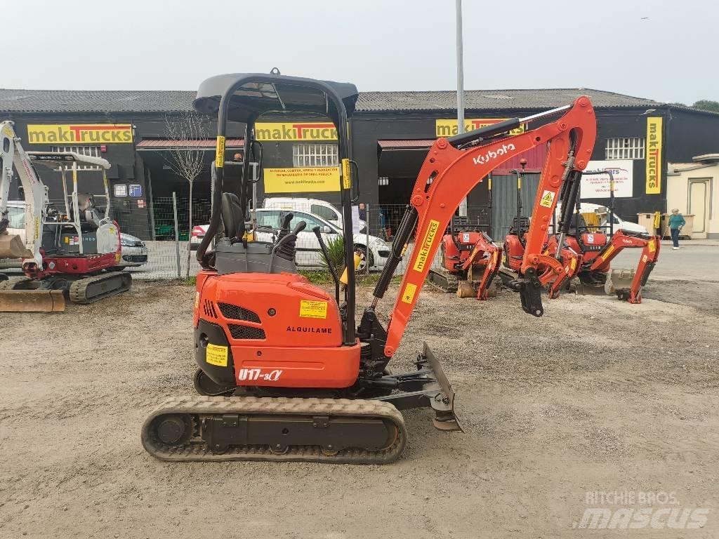 Kubota U 17-3 Mini bagri <7t