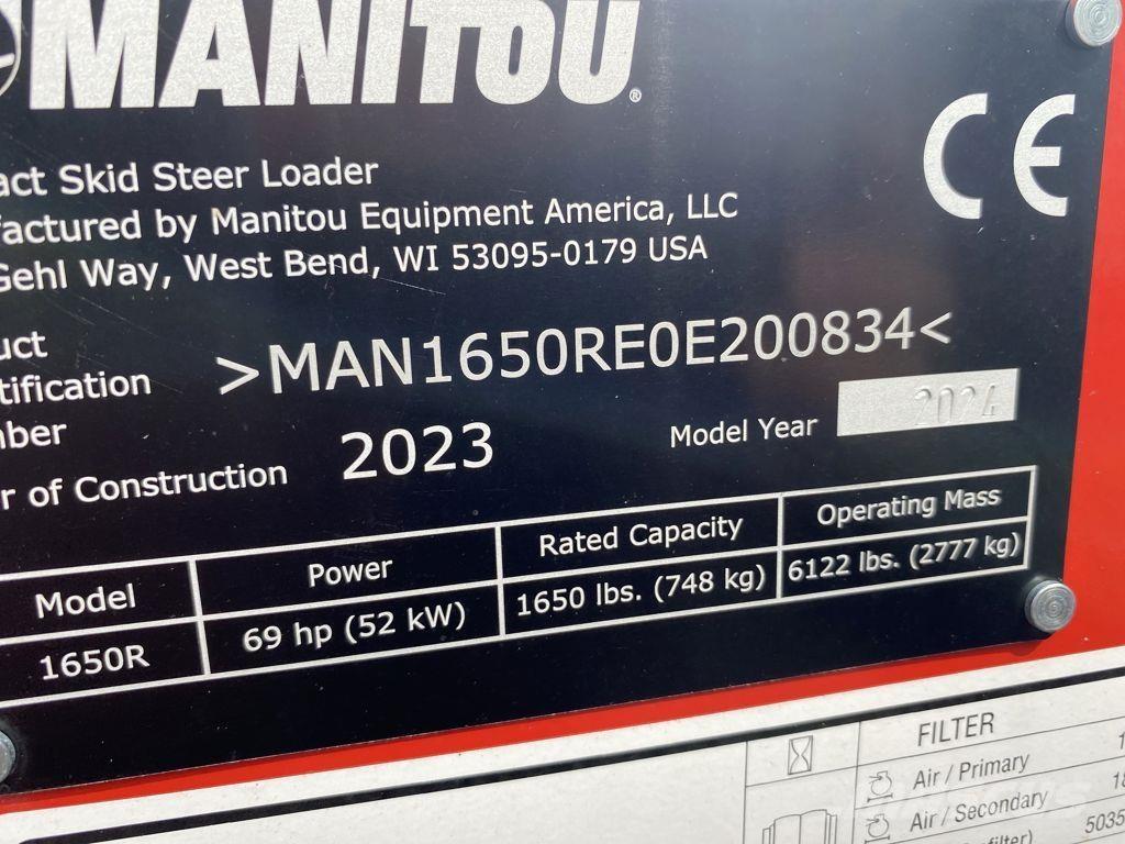 Manitou 1650R Skid steer mini nakladalci