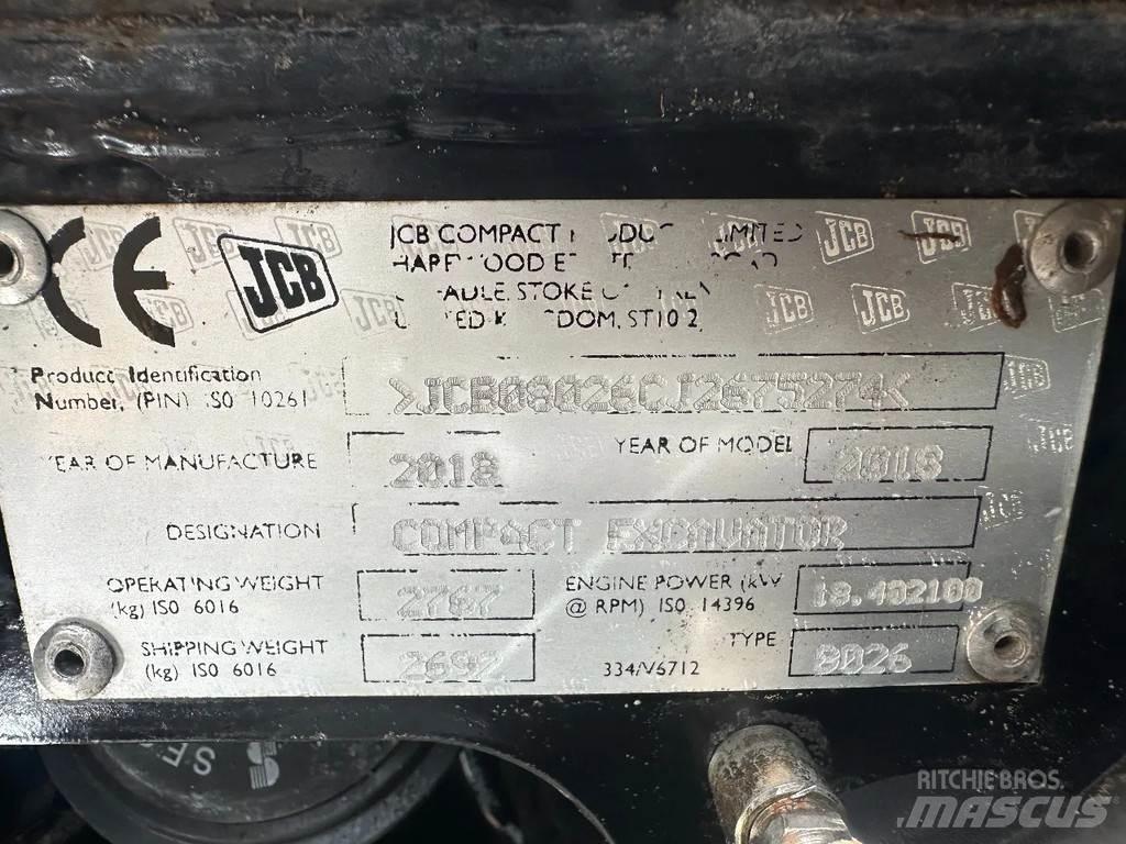 JCB 8026 Mini bagri <7t