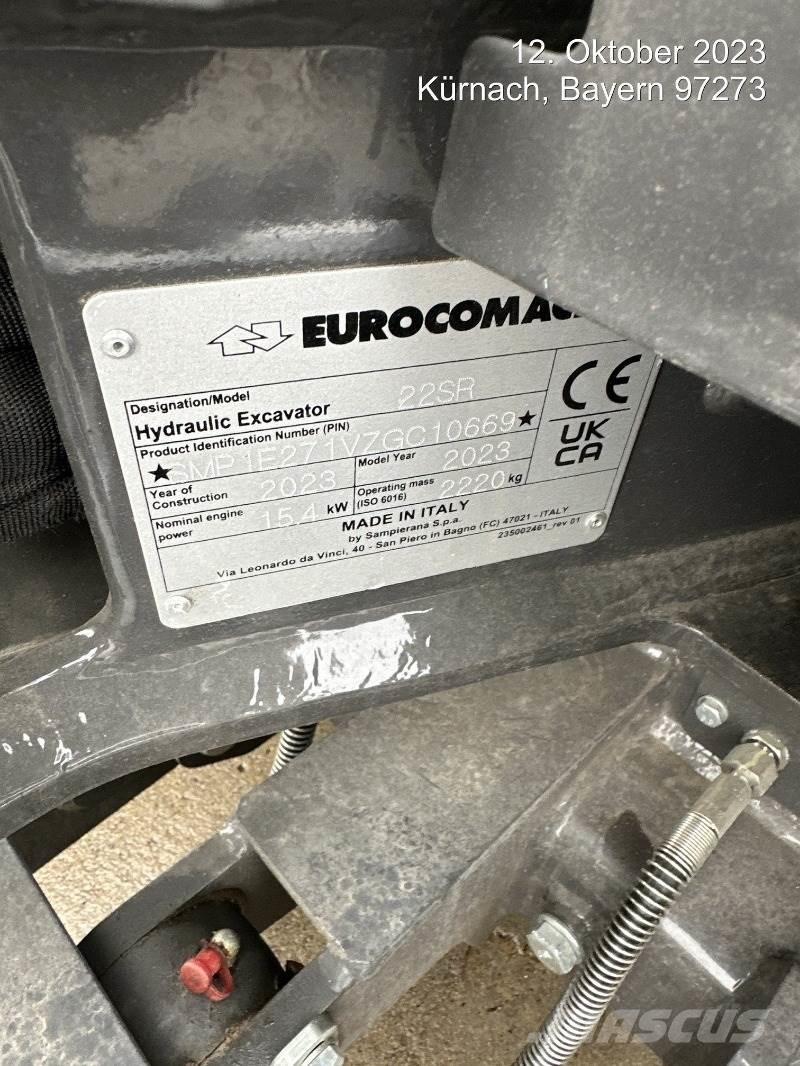 Eurocomach 22SR Mini bagri <7t