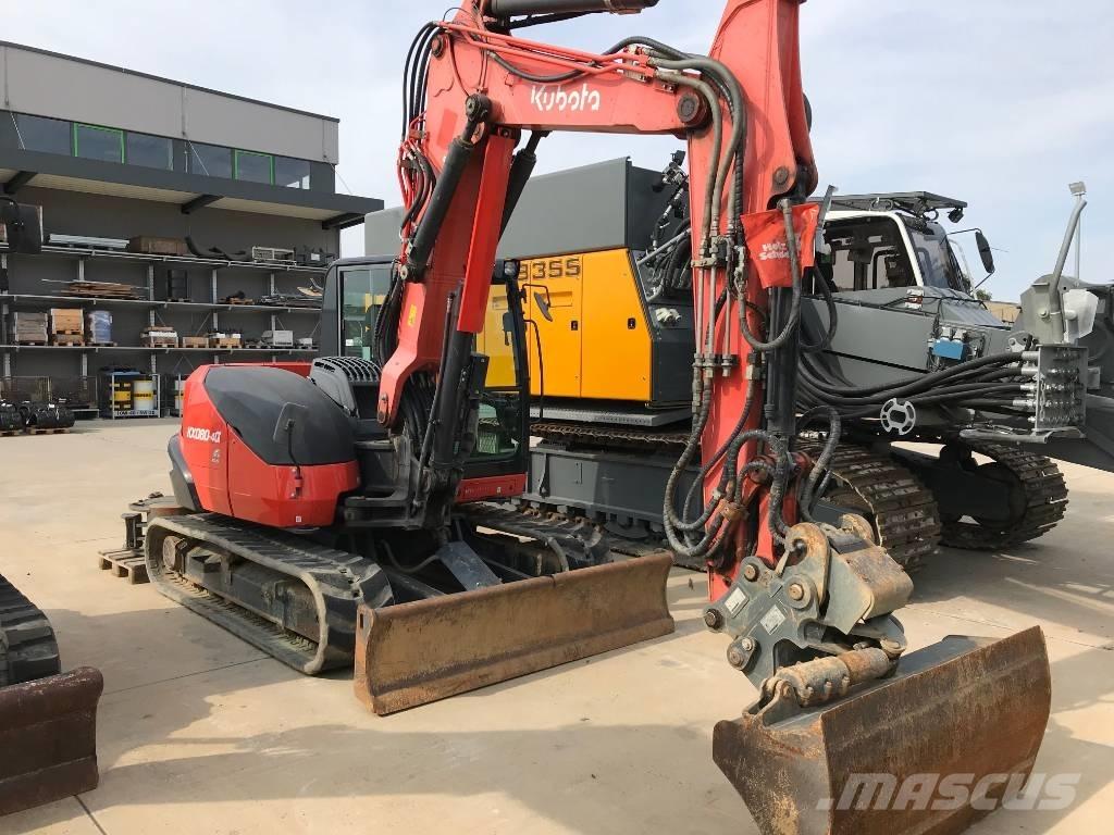 Kubota KX 080-4 Midi bagri 7t – 12t