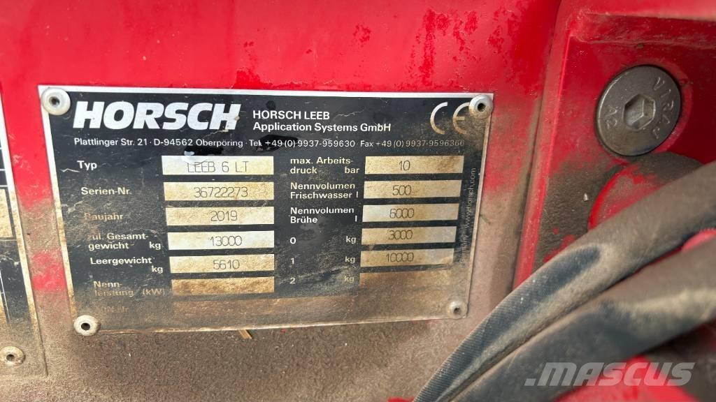 Horsch Leeb 6 LT Vlečne škropilnice
