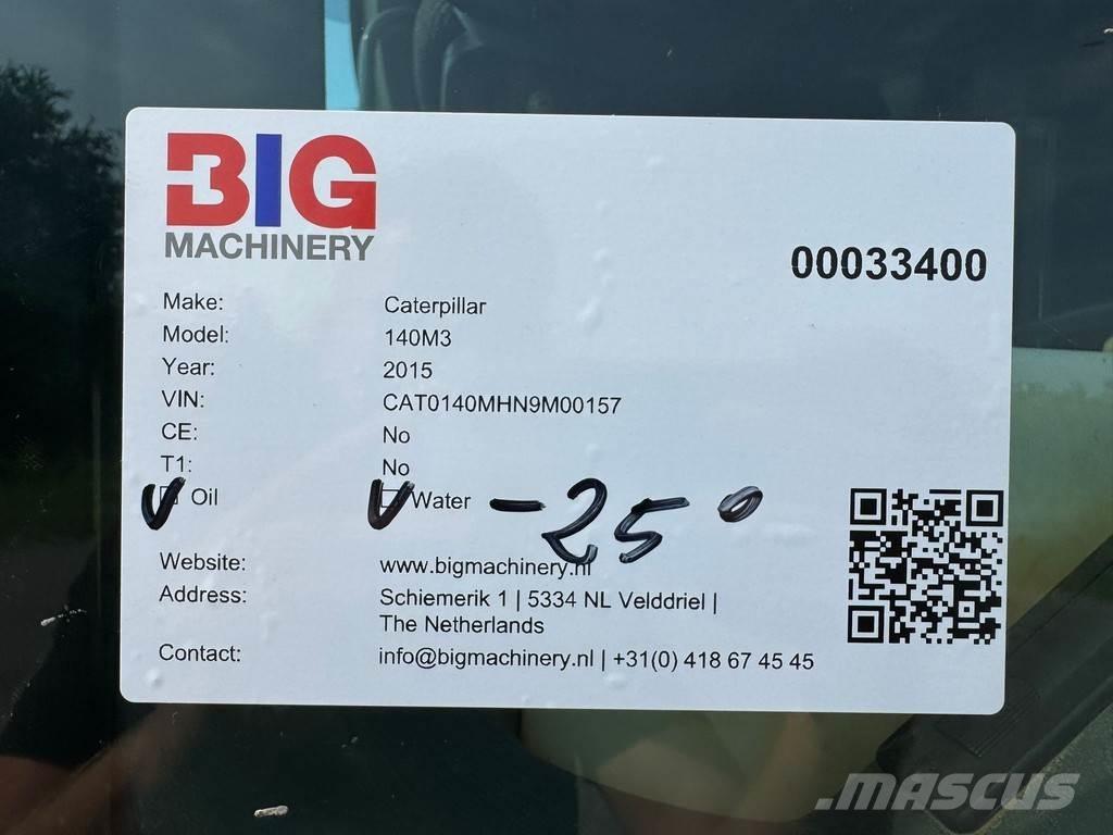 CAT 140M3 Grederji