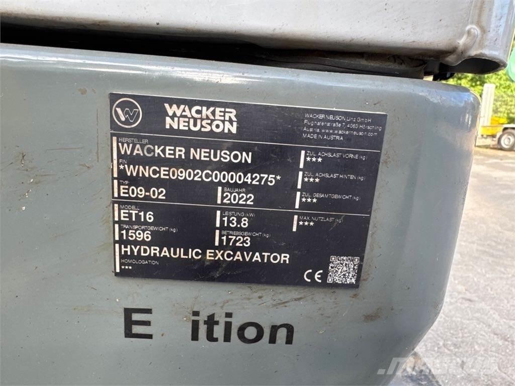 Wacker Neuson ET16 Bagri goseničarji