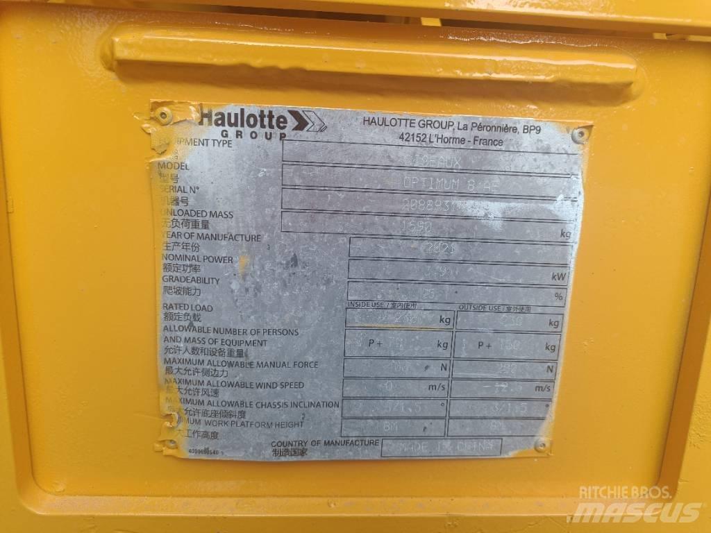 Haulotte OPTIMUM 8 Škarjaste dvižne ploščadi