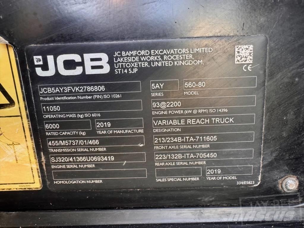 JCB 560-80 Teleskopski viličarji