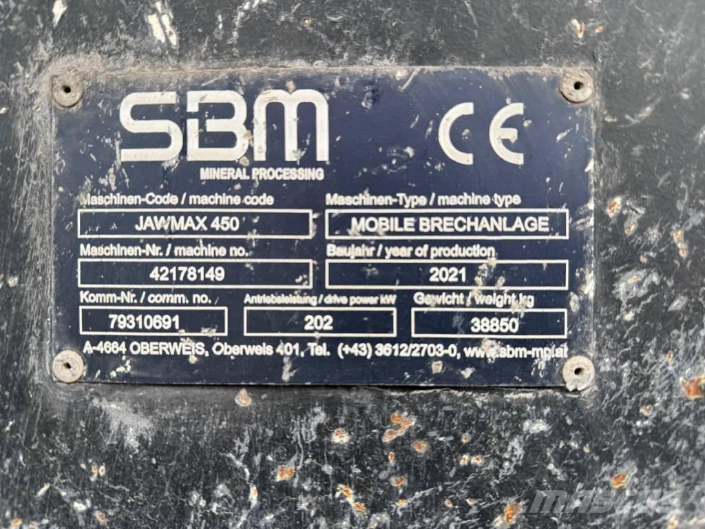 SBM Jawmax 450 Mobilni drobilniki