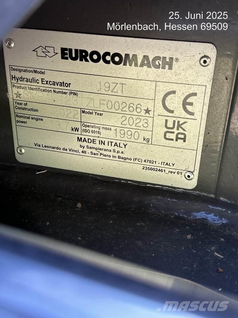 Eurocomach 19ZT Mini bagri <7t