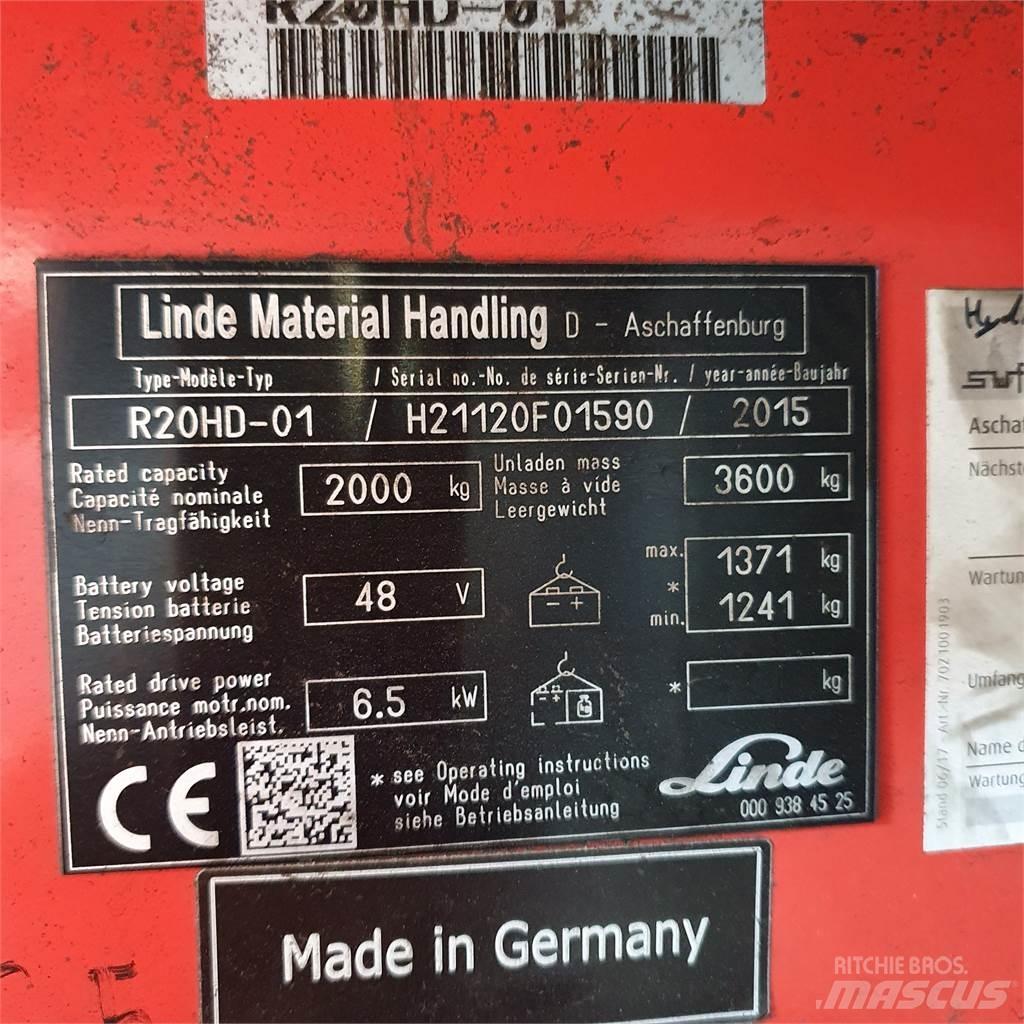 Linde R20HD Viličarji s pomičnim teleskopom