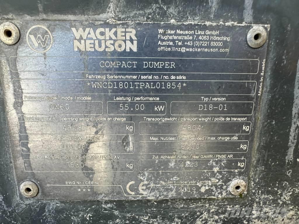 Wacker Neuson DW 60 Ne cestni demperji