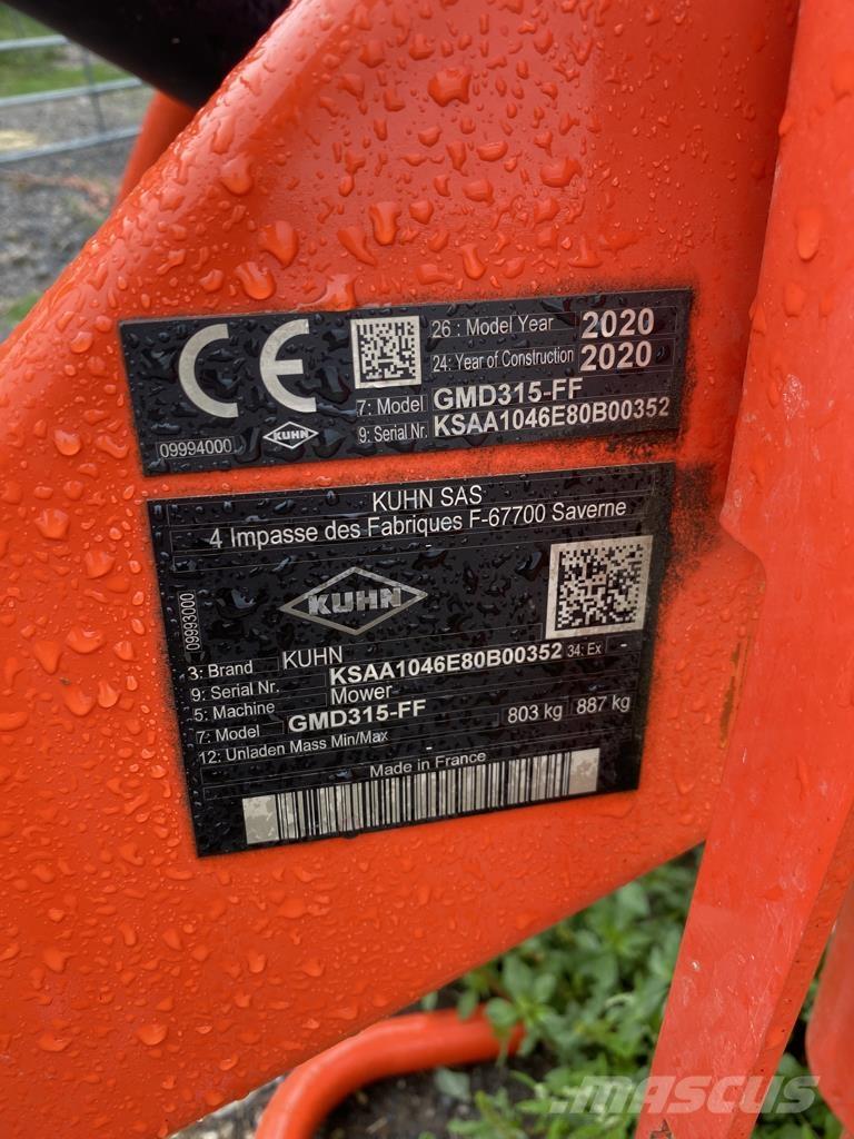 Kuhn GMD315FF Kosilnice