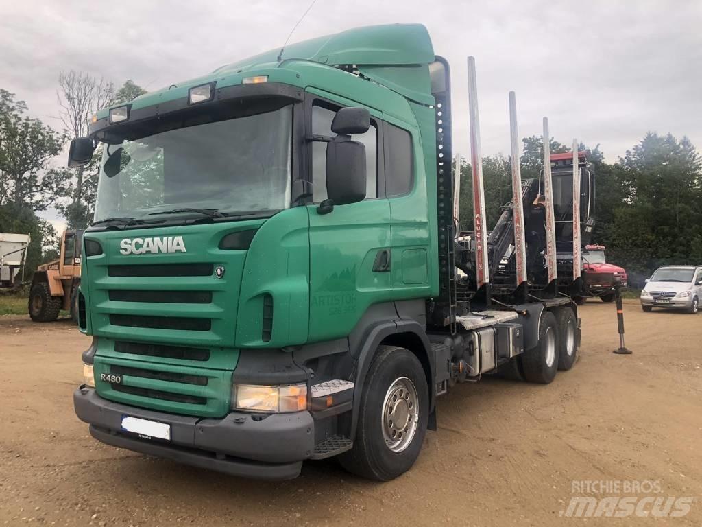 Scania R 480 Tovornjaki za hlode
