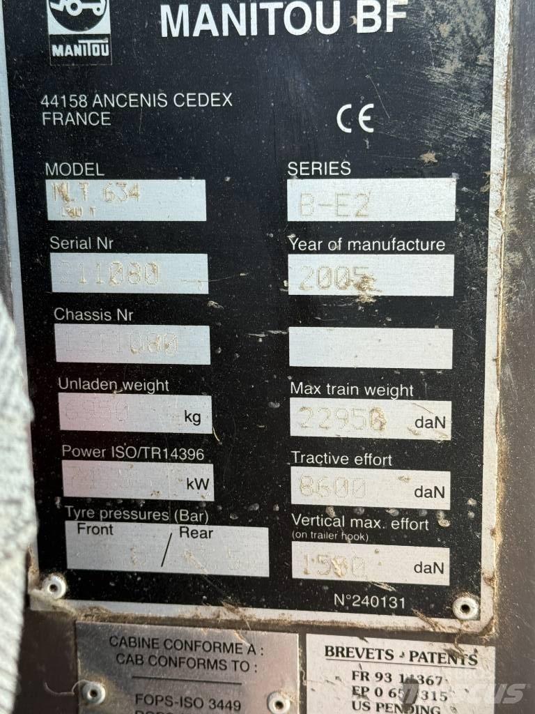 Manitou MLT 634-120 Teleskopski viličarji
