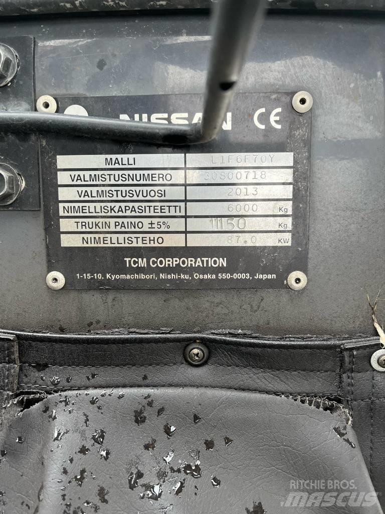 Nissan L1 F6 F70 Y Dizelski viličarji