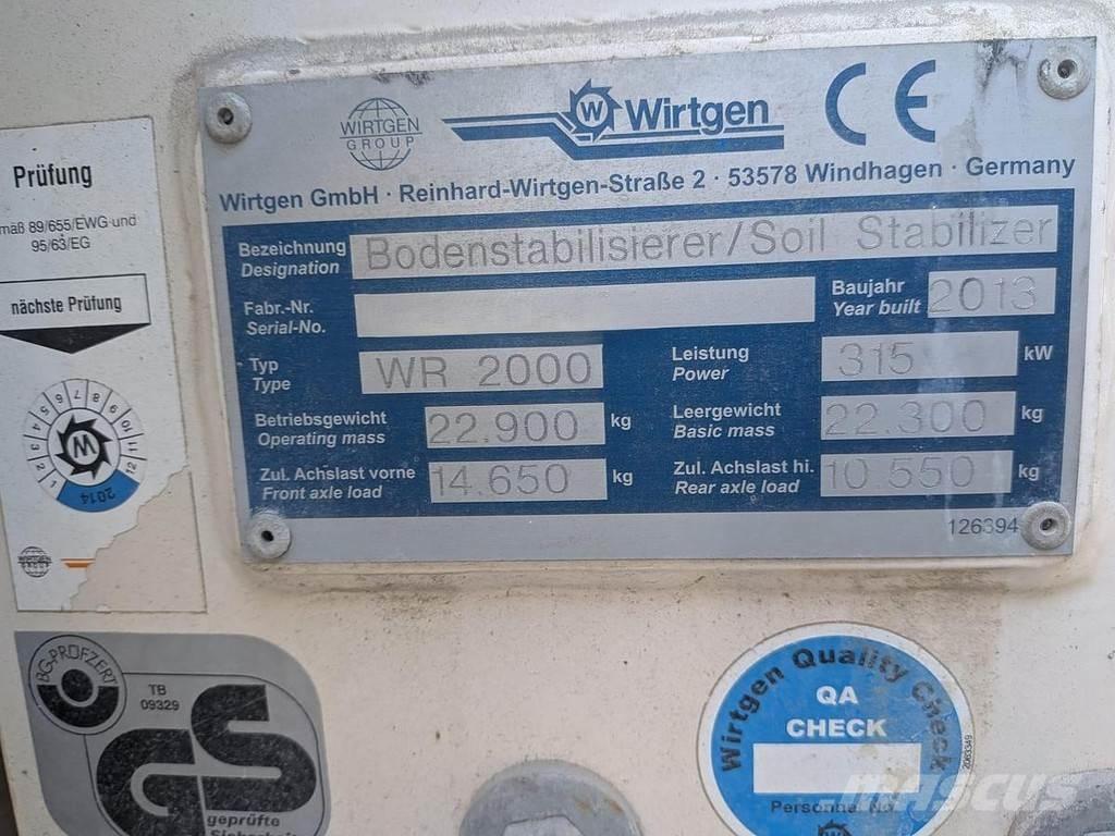 Wirtgen WR2000 Stroji za recikliranje asfalta