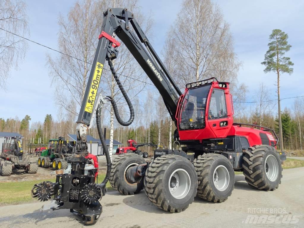 Komatsu 911 Harvesterji